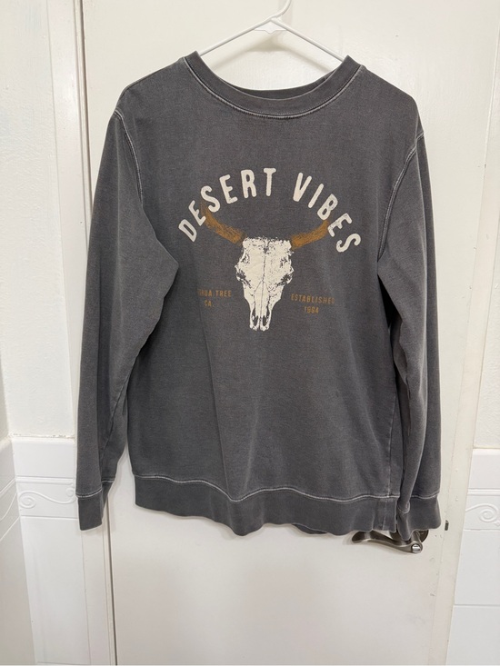 Girl Dangerous Sweaters - Women's Crewneck Graphic Sweatshirt - Charcoal Desert Vibes